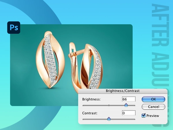After Adjusting Brightness and Contrast to Make Colors Pop
