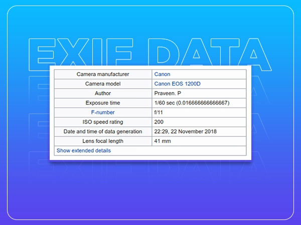 EXIF Data