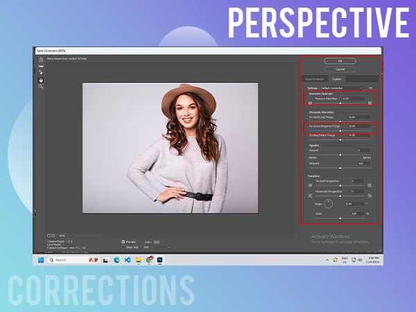 Perspective Correction