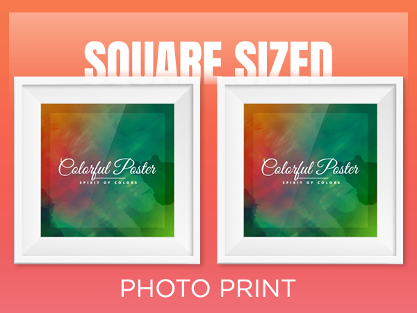Square-Sized Photo Print