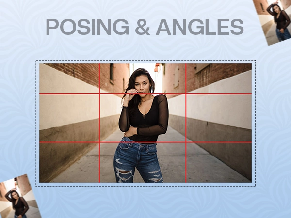 Portrait photo demonstrating shallow depth of field and blurred background bokeh