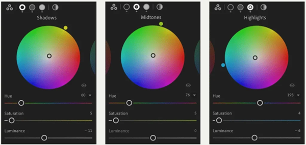 color grading