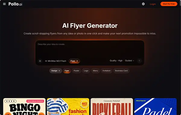 a Free AI Flyer Generator